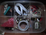collection of electronics components